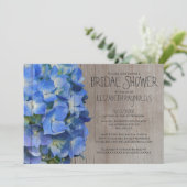 Invitations de douches nuptiales d'Hydrangea (Debout devant)