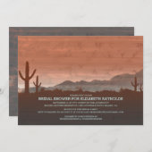 Invitations de douches nuptiales du sud-ouest russ (Devant / Derrière)