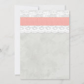 Invitations de douches nuptiales Elegant Pearls (Dos)