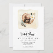 Invitations de douches nuptiales Feuilles de palme (Devant)