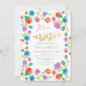 Invitations de douches nuptiales Fiesta mexicaines (Devant)