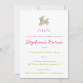 Invitations de douches nuptiales Fiesta Piñata (Devant)