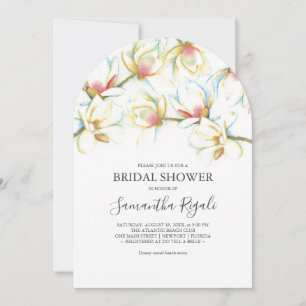 Invitations de douches nuptiales florales