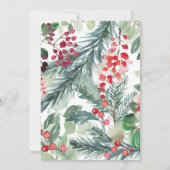 Invitations de douches nuptiales hiver (Dos)