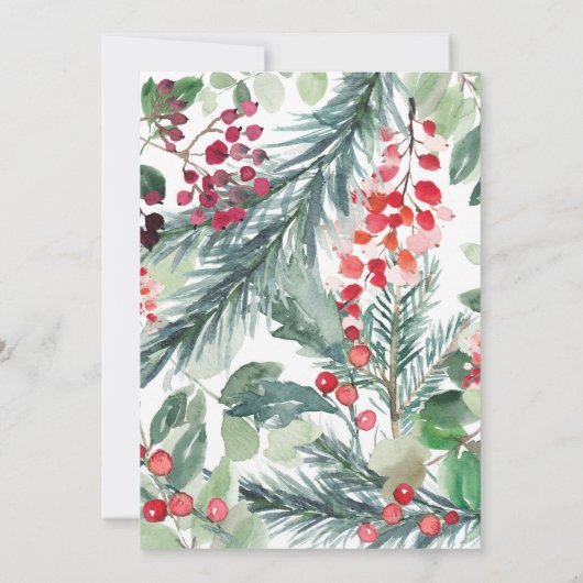 Invitations de douches nuptiales hiver (Dos)