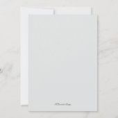 Invitations de douches nuptiales hivernales (Dos)