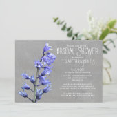 Invitations de douches nuptiales Hyacinth (Debout devant)