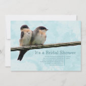 Invitations de douches nuptiales Inséparables (Devant)