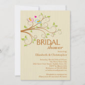 Invitations de douches nuptiales Inséparables mode (Devant)