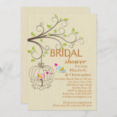 Invitations de douches nuptiales Inséparables mode (Devant / Derrière)