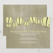 Invitations de douches nuptiales légères (Devant / Derrière)