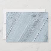 Invitations de douches nuptiales modernes Starfish (Dos)