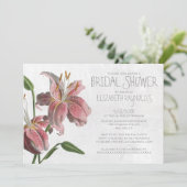 Invitations de douches nuptiales orientales Lily (Debout devant)
