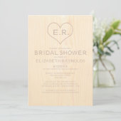 Invitations de douches nuptiales pour le grain de (Debout devant)