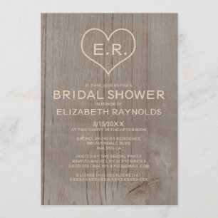 Invitations de douches nuptiales pour le grain de