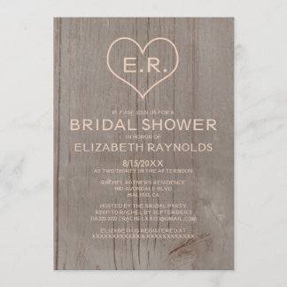 Invitations de douches nuptiales pour le grain de 