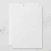 Invitations de douches nuptiales pour les oiseaux (Dos)