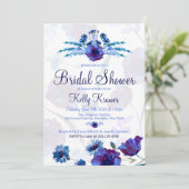 Invitations de douches nuptiales pour les papillon (Debout devant)