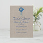 Invitations de douches nuptiales pour moulin à ven (Debout devant)