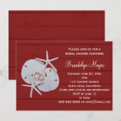 Invitations de douches nuptiales pour poisson de m (Devant / Derrière)