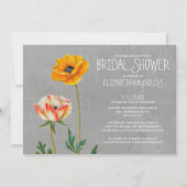 Invitations de douches nuptiales Ranunculus (Devant)