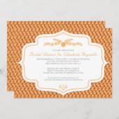 Invitations de douches nuptiales rétrogrades d'aut (Devant / Derrière)