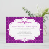 Invitations de douches nuptiales rétrogrades d'aut (Debout devant)