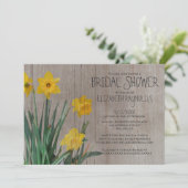 Invitations de douches nuptiales russes Daffodil (Debout devant)