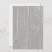 Invitations de douches nuptiales russes grises (Dos)