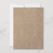 Invitations de douches nuptiales russes oranges (Dos)