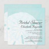 Invitations de douches nuptiales Rustic Beach Sand (Devant / Derrière)