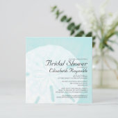 Invitations de douches nuptiales Rustic Beach Sand (Debout devant)