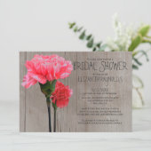 Invitations de douches nuptiales rustiques à mini- (Debout devant)