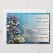 Invitations de douches nuptiales sous-marines (Dos)