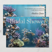 Invitations de douches nuptiales sous-marines (Devant / Derrière)