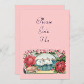 Invitations de douches nuptiales sur mesure pour l (Devant / Derrière)