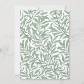 Invitations de douches nuptiales vertes (Dos)