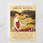 Invitations de douches nuptiales Vintages (Devant)