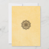 Invitations de douches nuptiales Vintages (Dos)