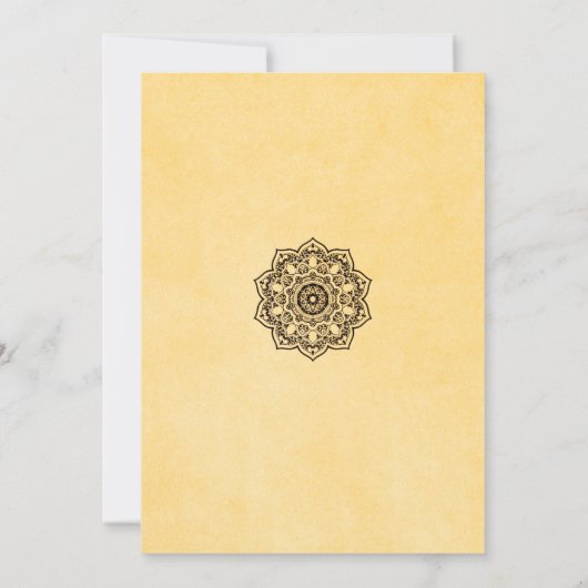 Invitations de douches nuptiales Vintages (Dos)