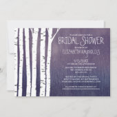 Invitations de douches nuptiales Vintages (Devant)