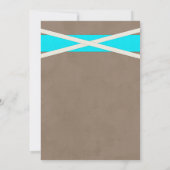 Invitations de douches nuptiales Vintages Pearls (Dos)