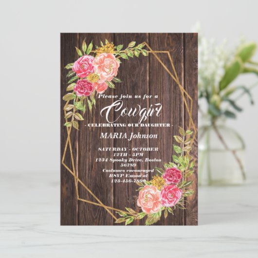 Invitations de douches pour bébé (Debout devant)