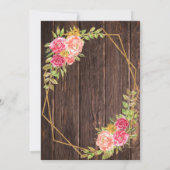 Invitations de douches pour bébé (Dos)