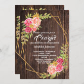 Invitations de douches pour bébé (Devant / Derrière)