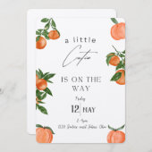 Invitations de douches pour bébé (Devant / Derrière)