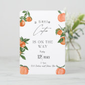 Invitations de douches pour bébé (Debout devant)