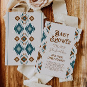 Invitations de douches pour bébé cow-boy