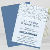 Invitations de douches pour bébé d'Halloween petit