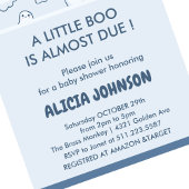 Invitations de douches pour bébé d'Halloween petit